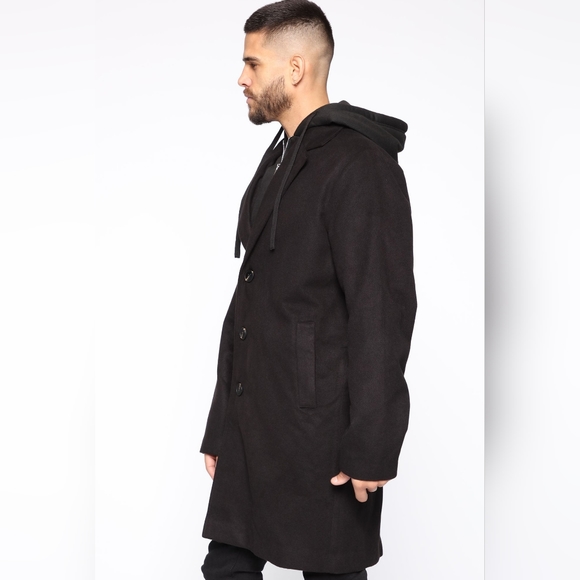 Mens hooded coat - Picture 6 of 16